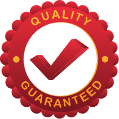 Quality guarantee icon.
